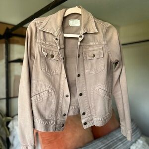 Current/Elliott Light Brown Jean Jacket Size 0/Small